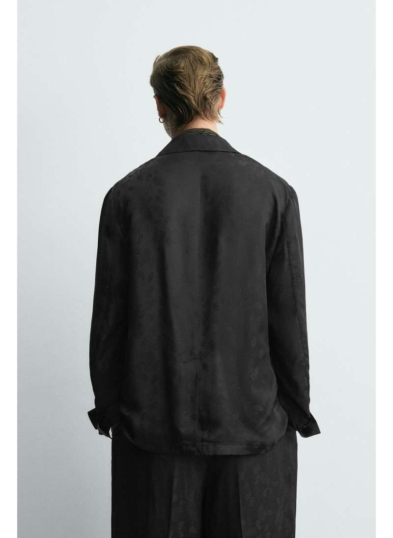 СТРУЯЩИЙСЯ КОСТЮМНЫЙ БЛЕЙЗЕР ИЗ ЖАККАРДА ПЕЙСЛИ - LIMITED EDITION СТРУЯЩИЙСЯ КОСТЮМНЫЙ БЛЕЙЗЕР ИЗ ЖАККАРДА ПЕЙСЛИ - LIMITED EDITION