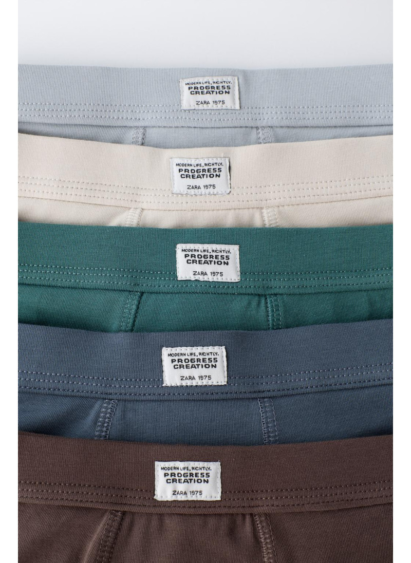 Набор из двух боксерских шорт для детей 2-6 лет с пятью ярлыками Набор из двух боксерских шорт для детей 2-6 лет с пятью ярлыками