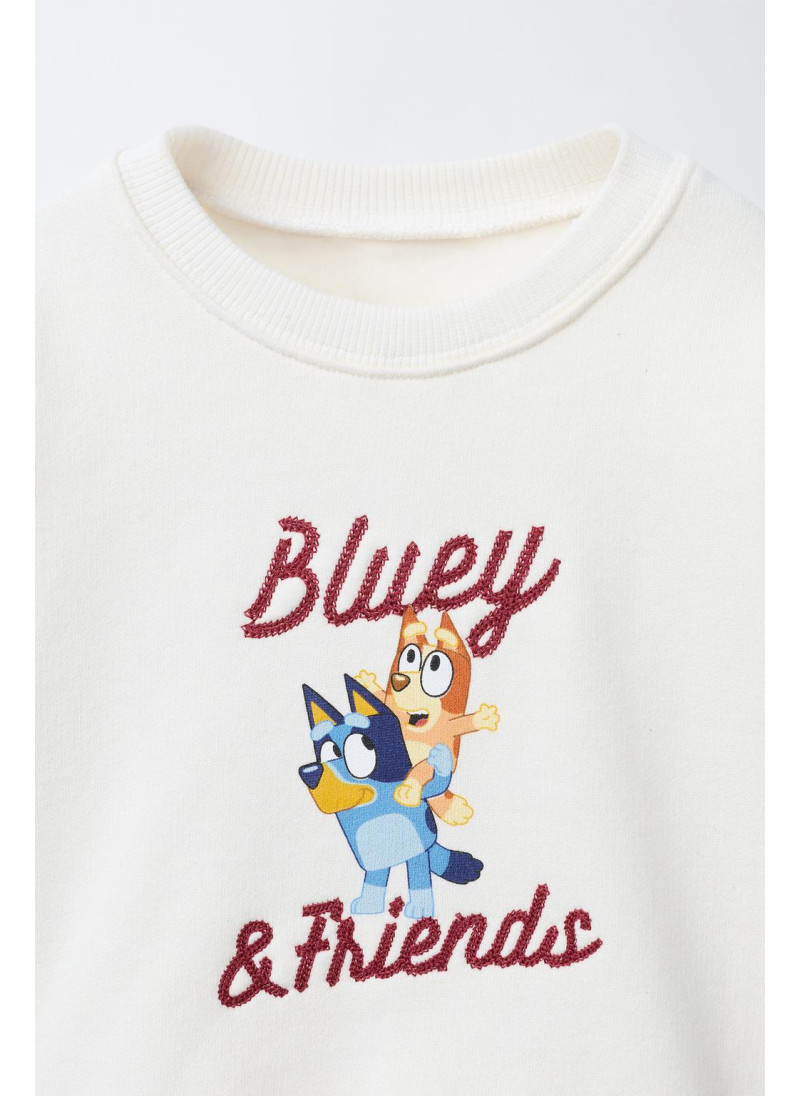 ТОЛСТОВКА С ВЫШИВКОЙ BLUEY © LUDO STUDIO ТОЛСТОВКА С ВЫШИВКОЙ BLUEY © LUDO STUDIO