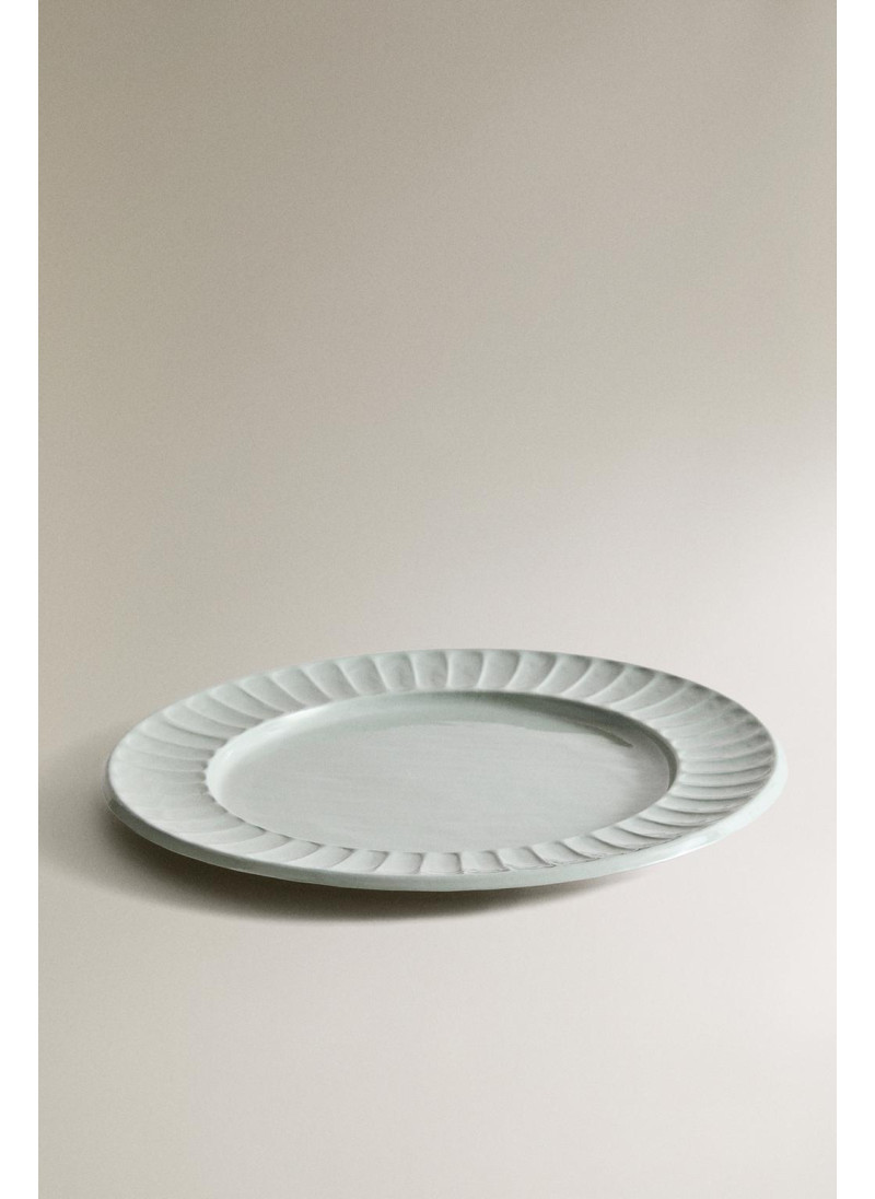 Круглая металлическая поднос Круглая металлическая поднос