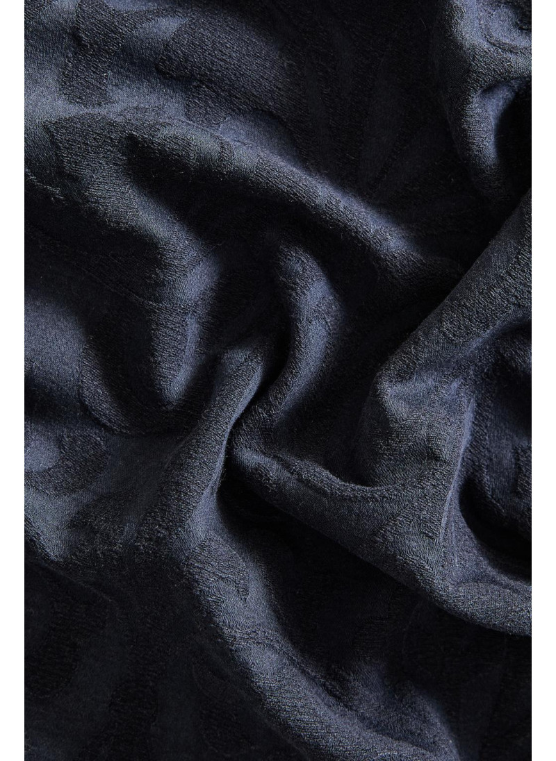 Набор из двух хлопковых салфеток с цветочным жаккардовым узором Набор из двух хлопковых салфеток с цветочным жаккардовым узором