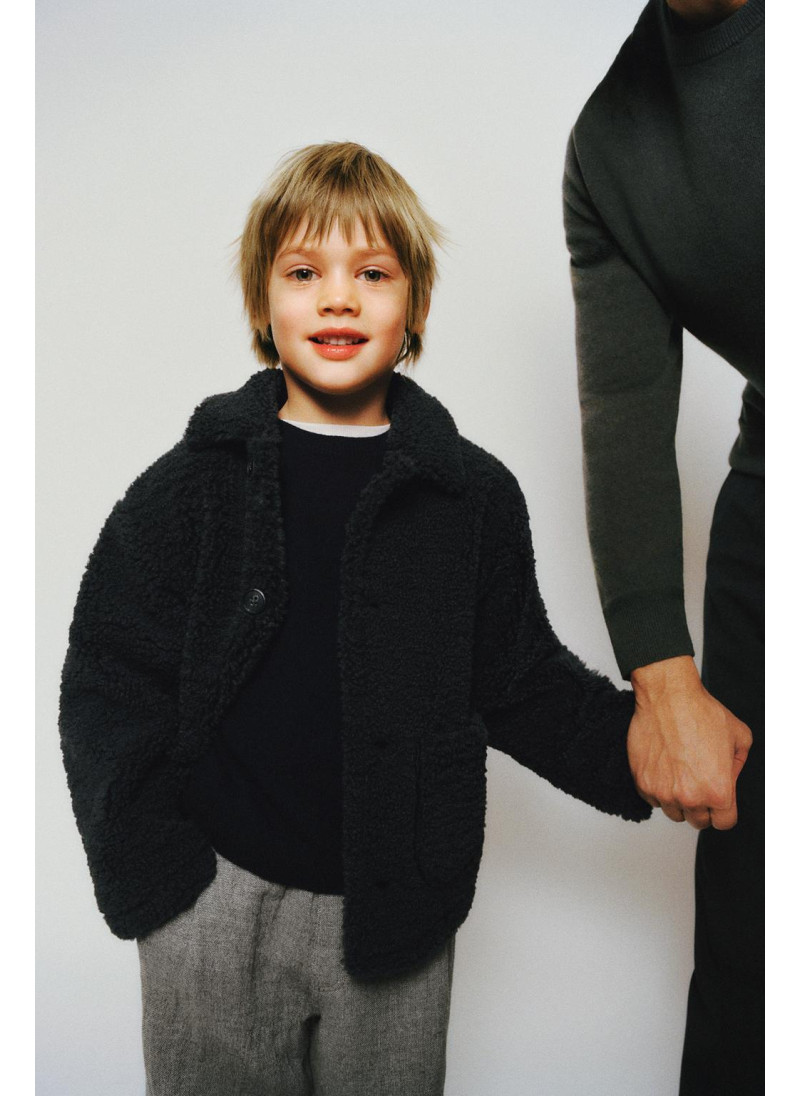 Широкие брюки rustic baggy с пуговицами и шерстью Широкие брюки rustic baggy с пуговицами и шерстью