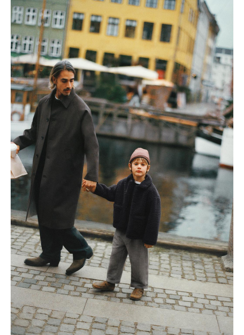 Широкие брюки rustic baggy с пуговицами и шерстью Широкие брюки rustic baggy с пуговицами и шерстью