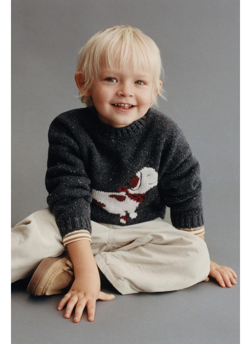 ЖАККАРДОВЫЙ СВИТЕР С ТАКСО�...