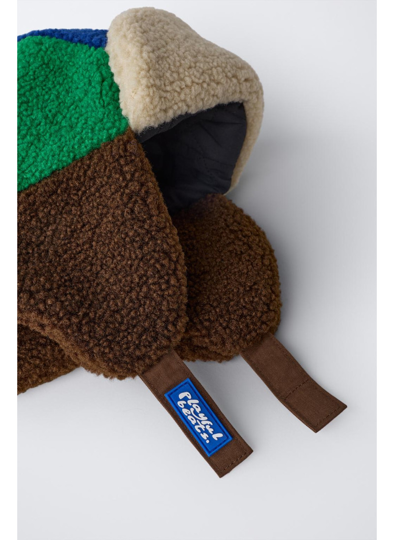 Многоцветная опушка из искусственного меха на голову Многоцветная опушка из искусственного меха на голову