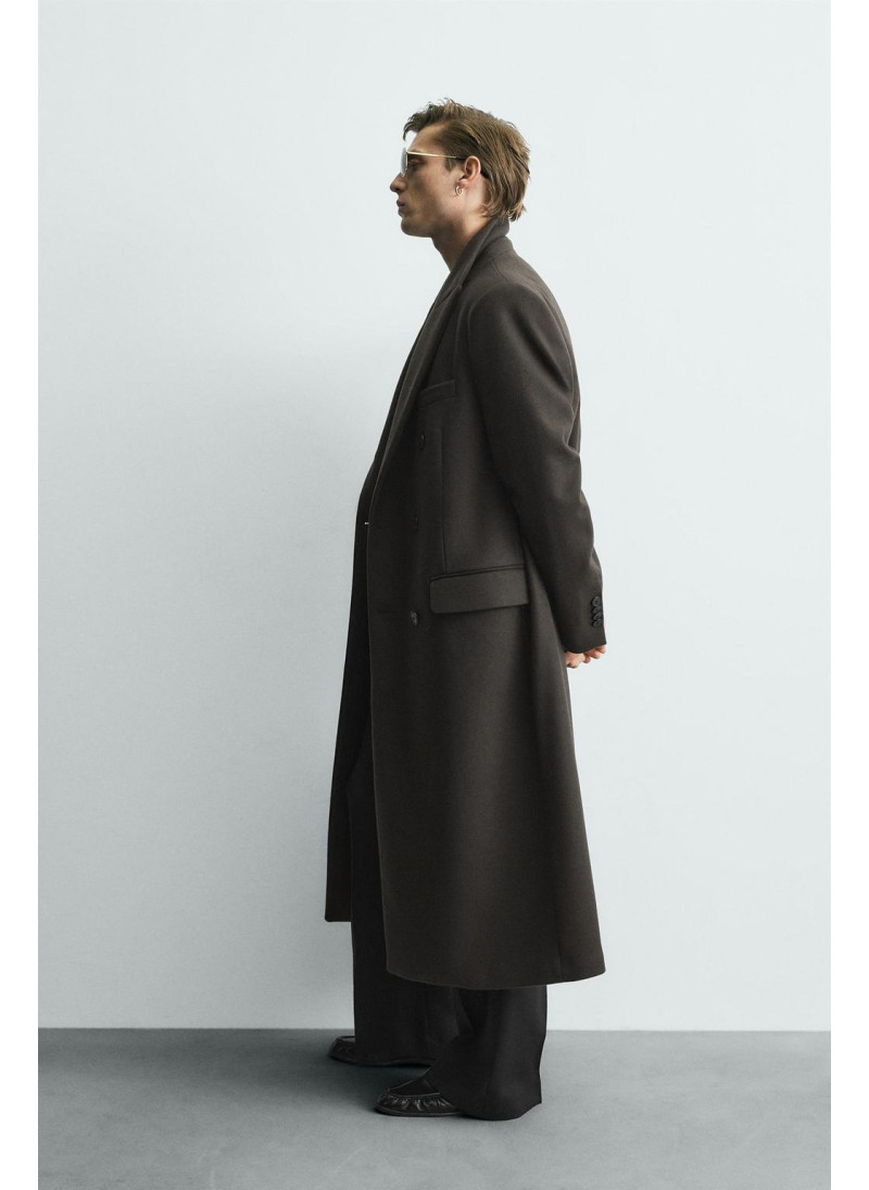 Пальто с двубортной застежкой из ограниченной коллекции из шерсти manteco® Пальто с двубортной застежкой из ограниченной коллекции из шерсти manteco®