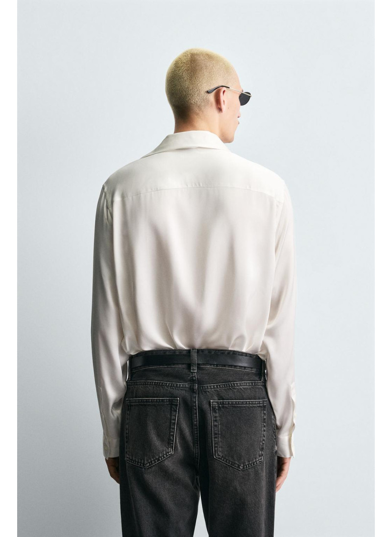 Рубашка с завязкой из вискозы Рубашка с завязкой из вискозы