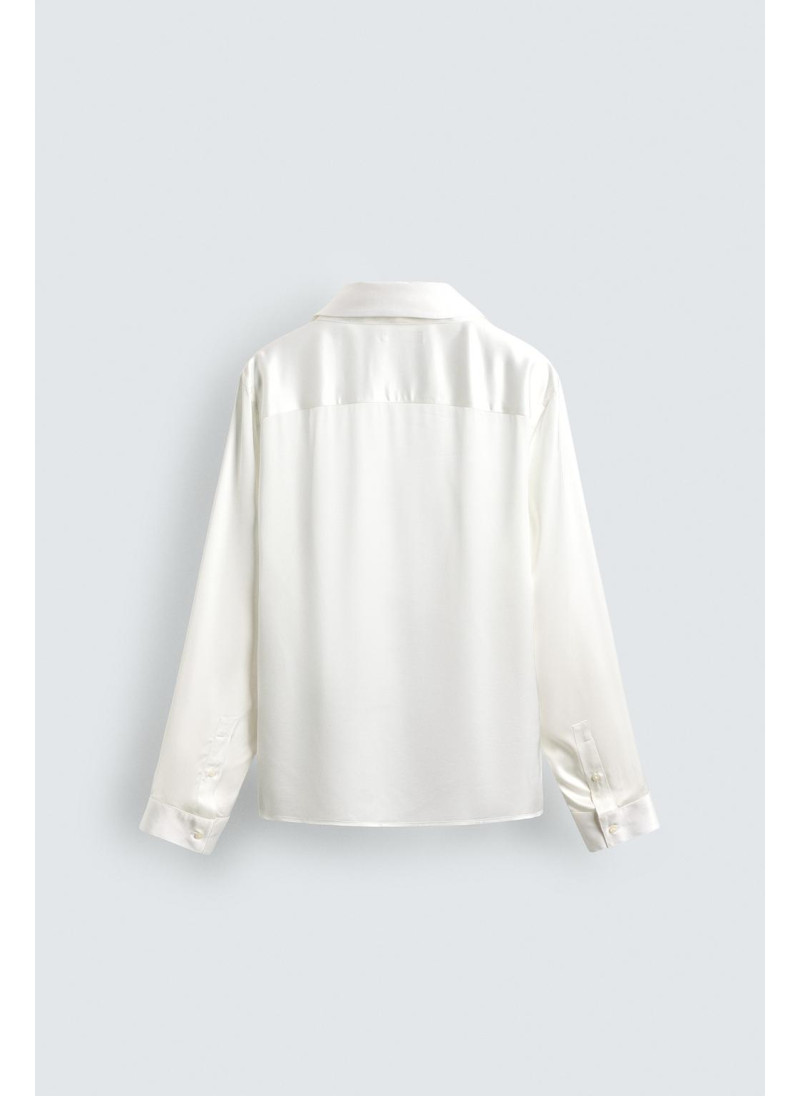 Рубашка с завязкой из вискозы Рубашка с завязкой из вискозы