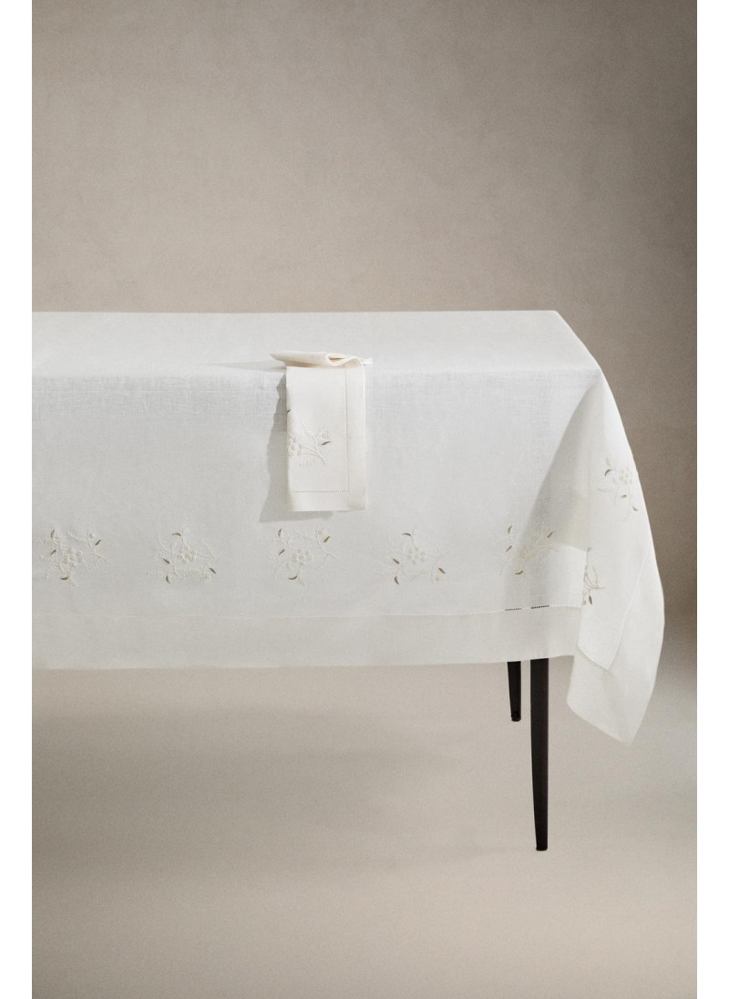 Льняная рождественская ска...