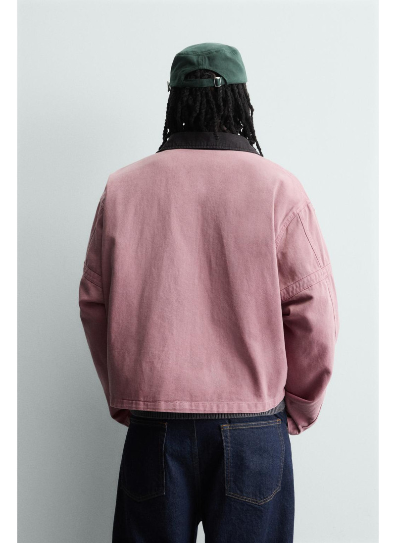 Куртка с контрастным воротником Куртка с контрастным воротником