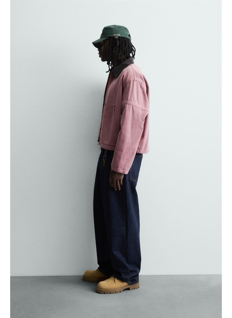 Куртка с контрастным воротником Куртка с контрастным воротником