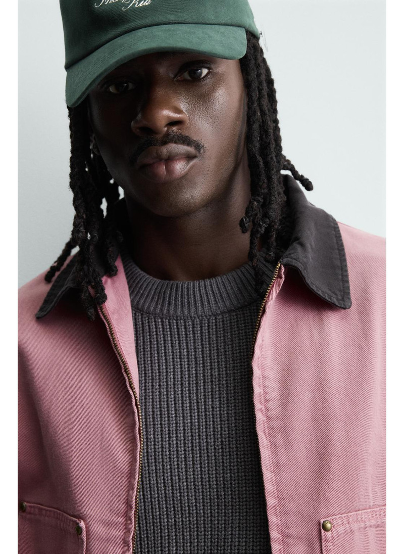 Куртка с контрастным воротником Куртка с контрастным воротником