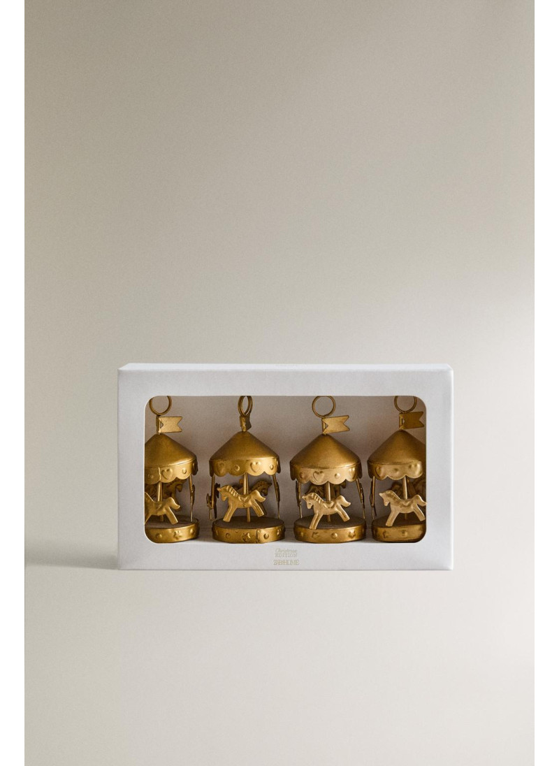 Держатели для карточек christmas carousel (упаковка из 4 штук) Держатели для карточек christmas carousel (упаковка из 4 штук)