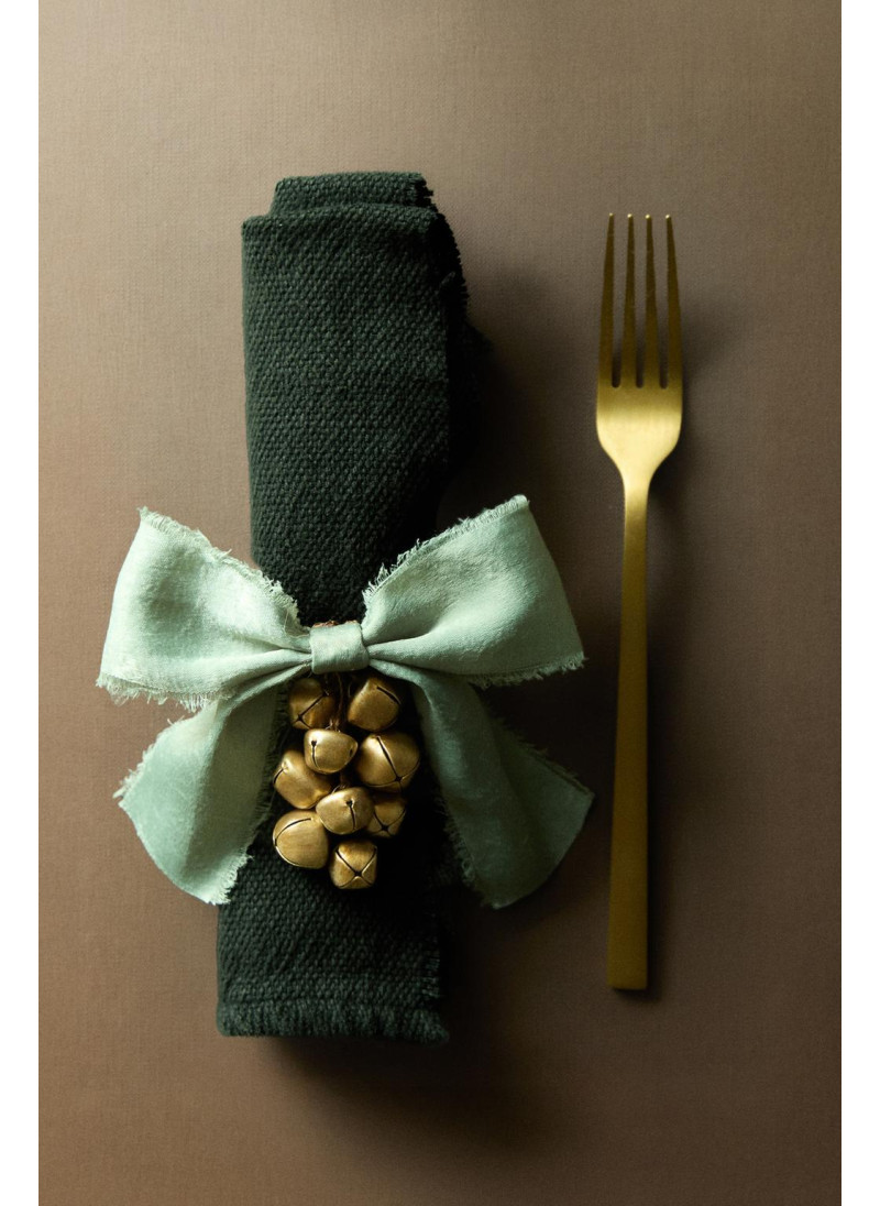 Набор рождественских кольцев для салфеток с колокольчиками (набор из 2 шт.) Набор рождественских кольцев для салфеток с колокольчиками (набор из 2 шт.)