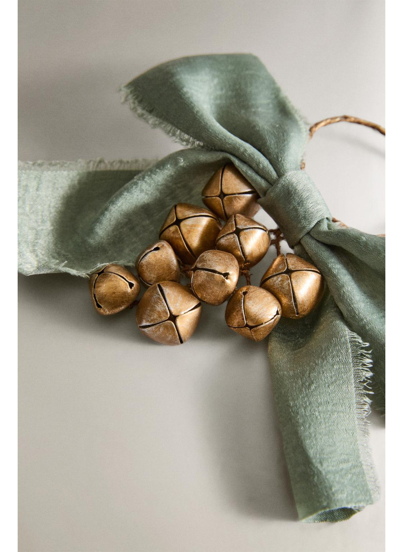 Набор рождественских кольцев для салфеток с колокольчиками (набор из 2 шт.) Набор рождественских кольцев для салфеток с колокольчиками (набор из 2 шт.)