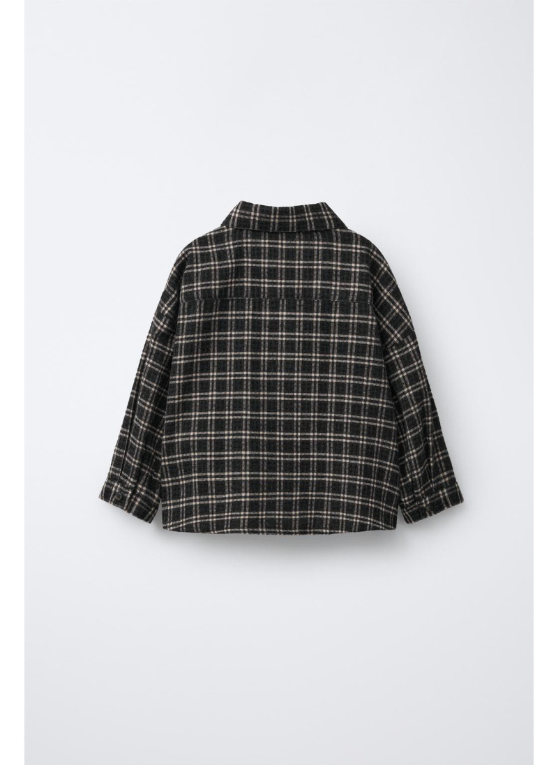 Рубашка в клетку с карманом Рубашка в клетку с карманом