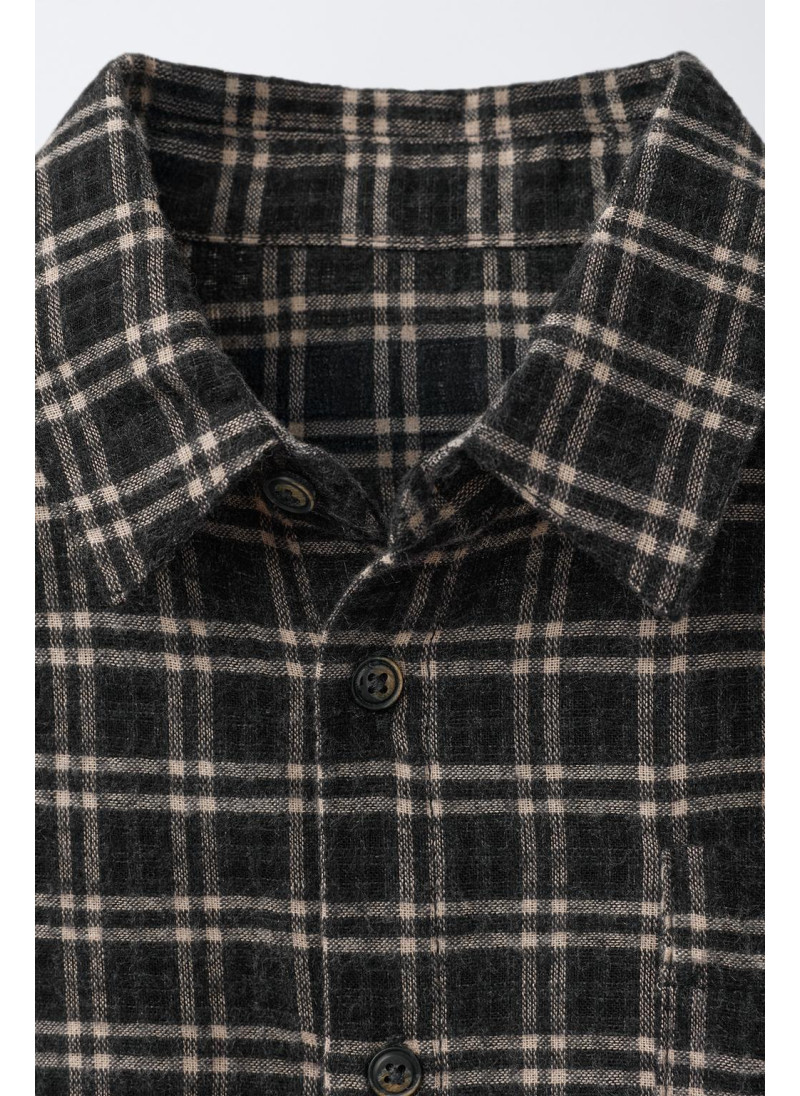 Рубашка в клетку с карманом Рубашка в клетку с карманом