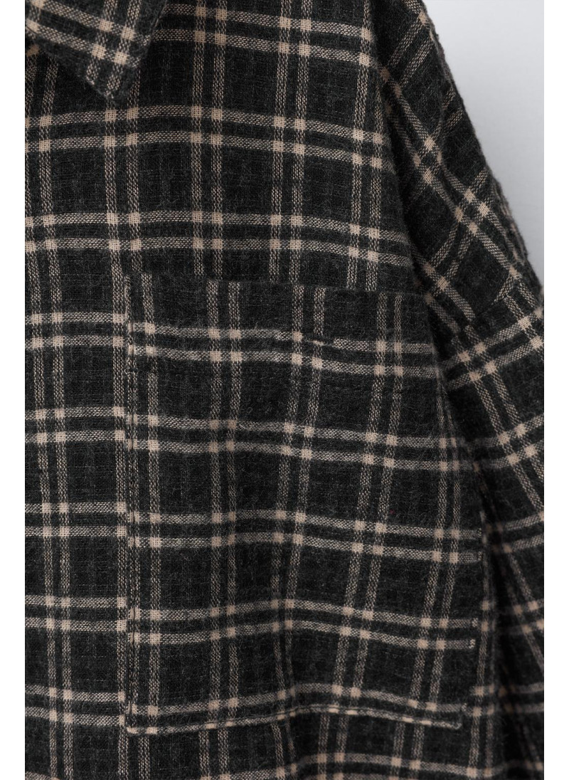 Рубашка в клетку с карманом Рубашка в клетку с карманом