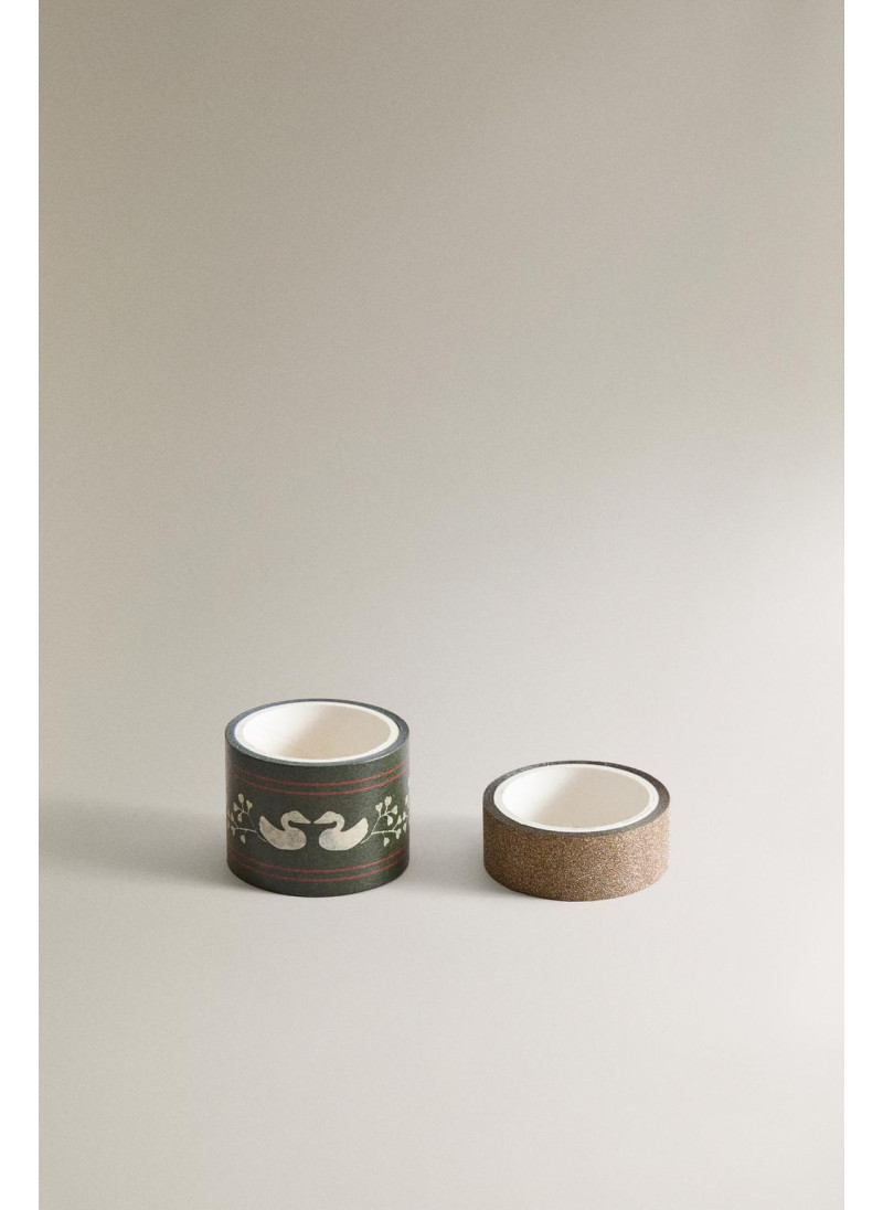 Набор самоклеящихся рождественских лент (набор из 2) Набор самоклеящихся рождественских лент (набор из 2)