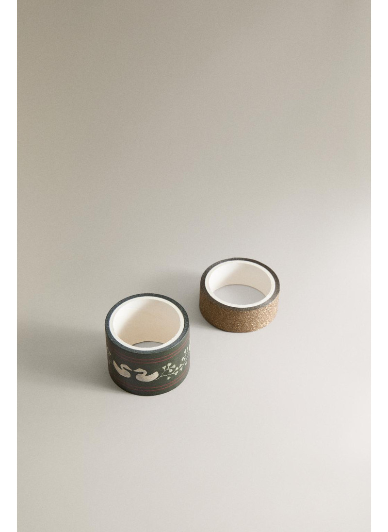 Набор самоклеящихся рождественских лент (набор из 2) Набор самоклеящихся рождественских лент (набор из 2)