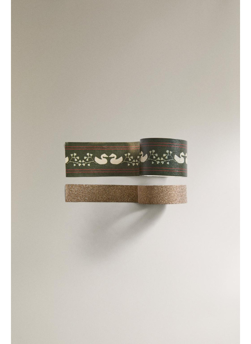 Набор самоклеящихся рождественских лент (набор из 2) Набор самоклеящихся рождественских лент (набор из 2)