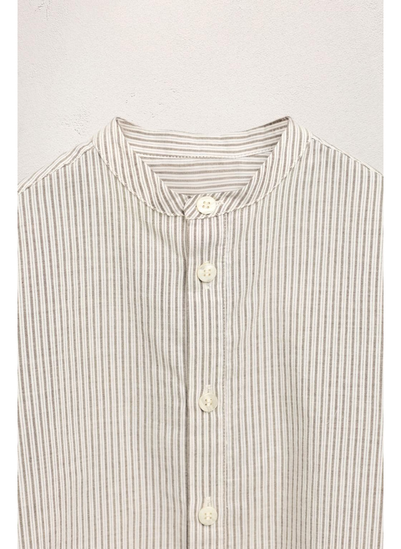 Рубашка с полосатым стойкой в ограниченном выпуске для возраста 2-5 лет Рубашка с полосатым стойкой в ограниченном выпуске для возраста 2-5 лет