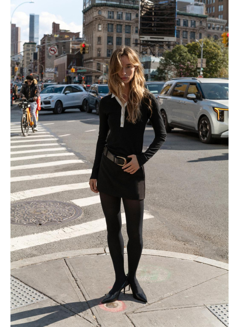 Поло с контрастным воротни�...