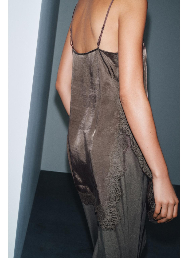 Топ-камисоль с кружевными аппликациями zw collection Топ-камисоль с кружевными аппликациями zw collection