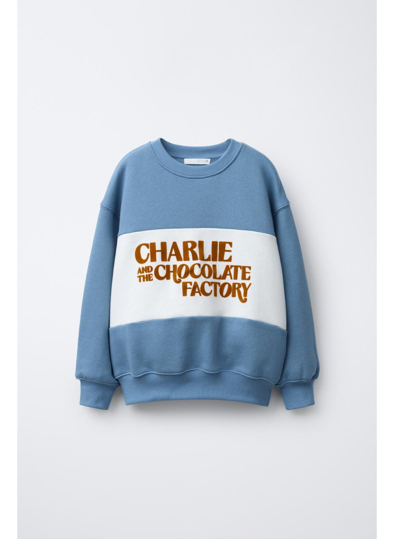 Толстовка с принтом charlie and t...