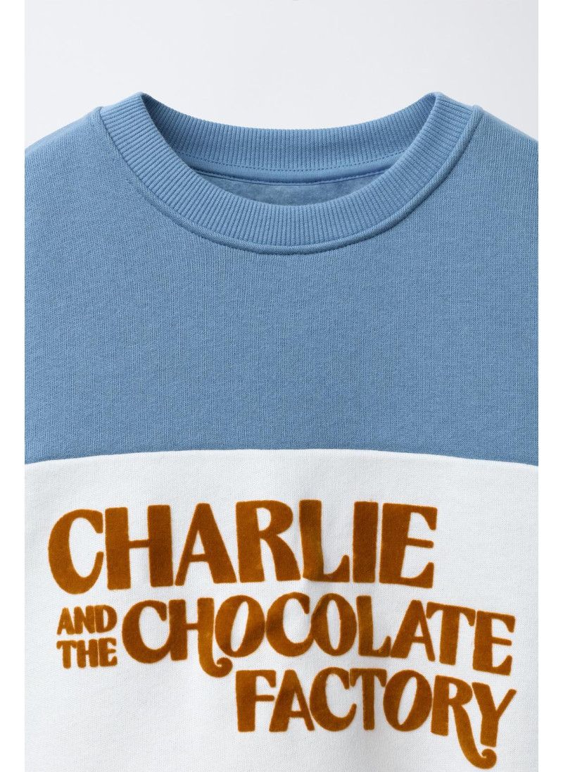 Толстовка с принтом charlie and the chocolate factory roald dahl © Толстовка с принтом charlie and the chocolate factory roald dahl ©