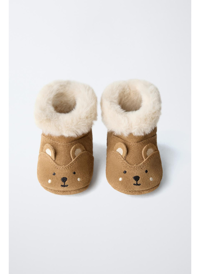 Ботинки в стиле животного принта с подкладкой Ботинки в стиле животного принта с подкладкой