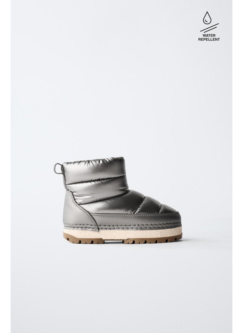 Металлические антигравийные ботинки на щиколотке Металлические антигравийные ботинки на щиколотке