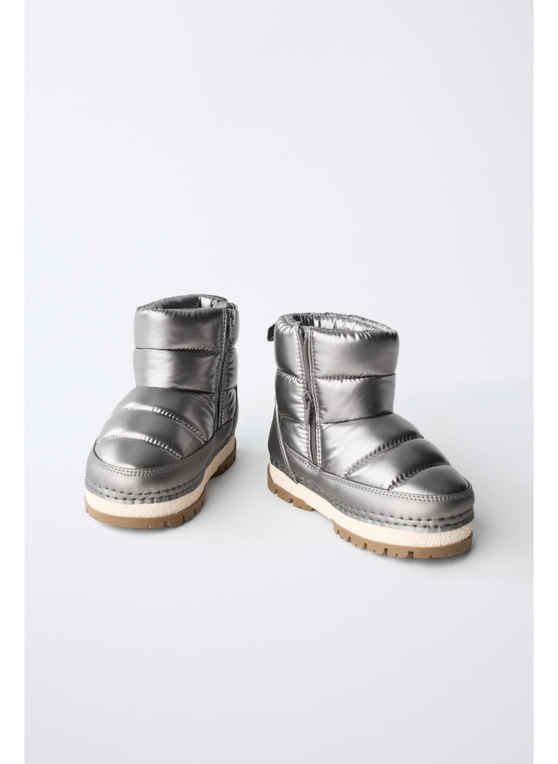 Металлические антигравийные ботинки на щиколотке Металлические антигравийные ботинки на щиколотке