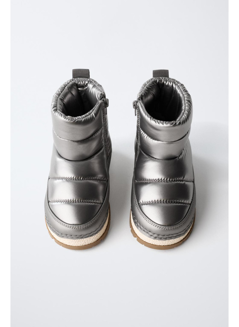 Металлические антигравийные ботинки на щиколотке Металлические антигравийные ботинки на щиколотке