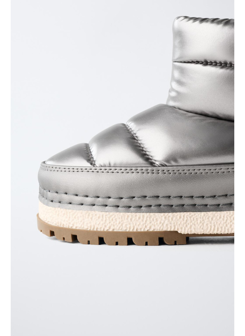 Металлические антигравийные ботинки на щиколотке Металлические антигравийные ботинки на щиколотке