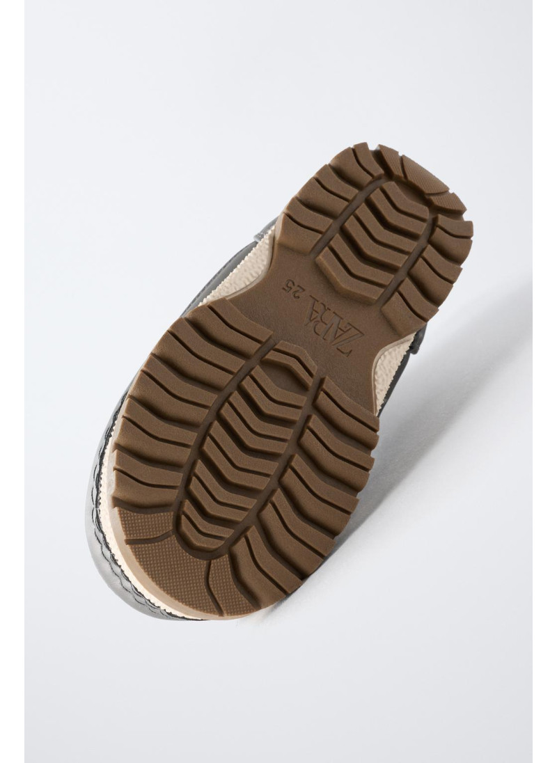 Металлические антигравийные ботинки на щиколотке Металлические антигравийные ботинки на щиколотке