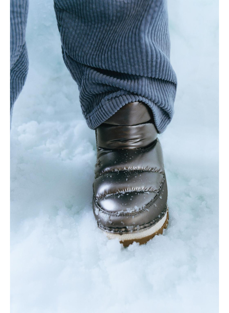 Металлические антигравийные ботинки на щиколотке Металлические антигравийные ботинки на щиколотке