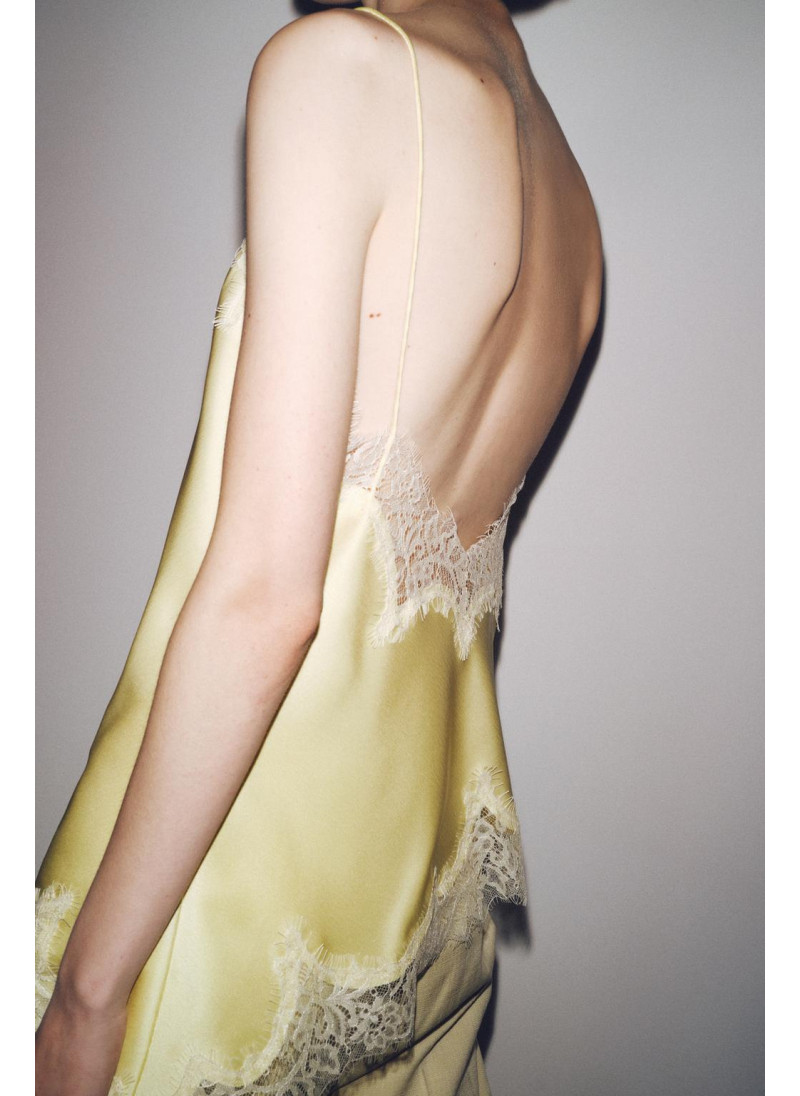 Топ-камисоль с кружевной отделкой zw collection Топ-камисоль с кружевной отделкой zw collection