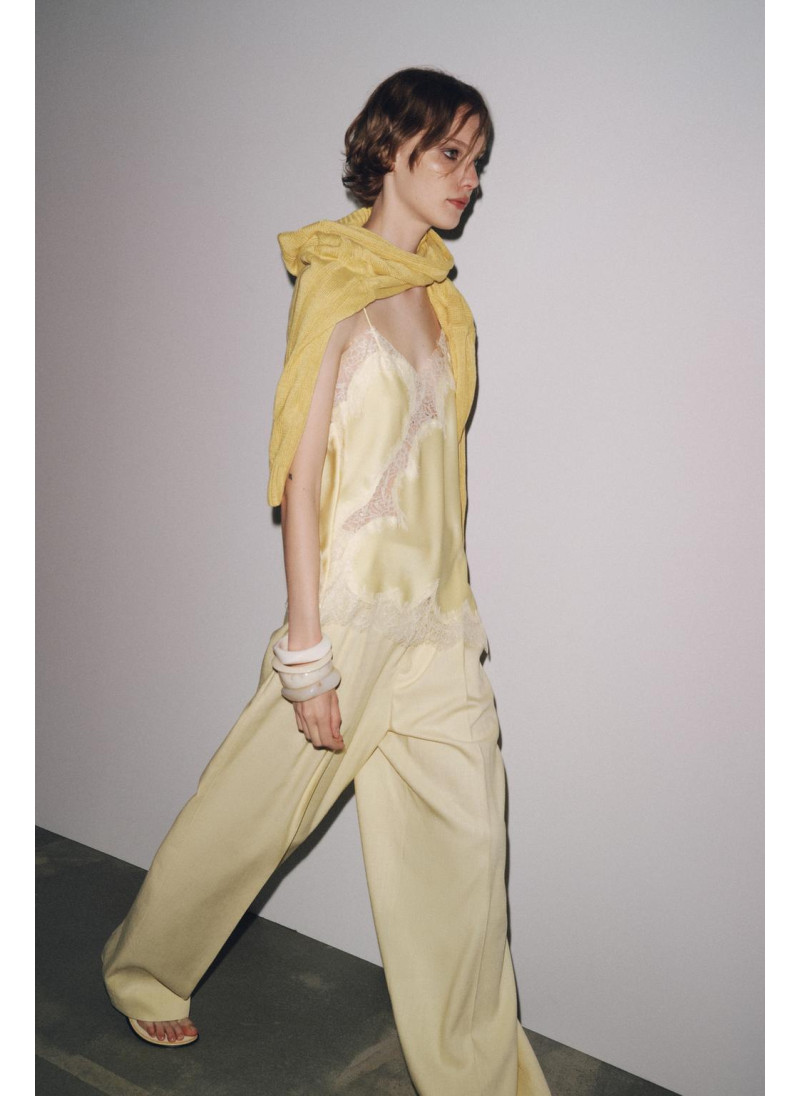 Топ-камисоль с кружевной отделкой zw collection Топ-камисоль с кружевной отделкой zw collection