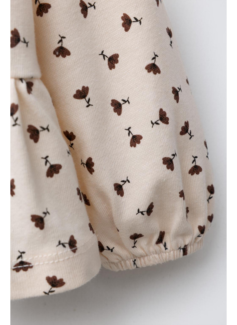 ФУТБОЛКА С ЦВЕТОЧНЫМ ПРИНТОМ, БАНТОМ И БАРХАТОМ ФУТБОЛКА С ЦВЕТОЧНЫМ ПРИНТОМ, БАНТОМ И БАРХАТОМ