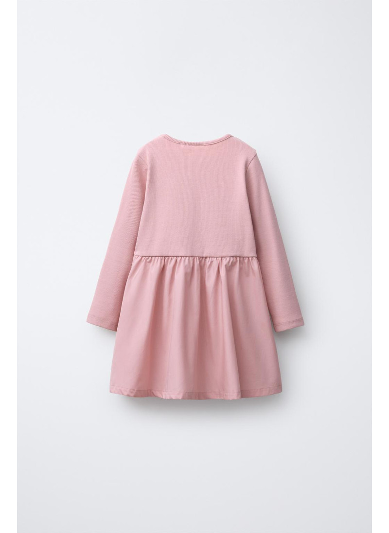 КОМБИНИРОВАННОЕ ПЛАТЬЕ В РУБЧИК С БАНТОМ КОМБИНИРОВАННОЕ ПЛАТЬЕ В РУБЧИК С БАНТОМ