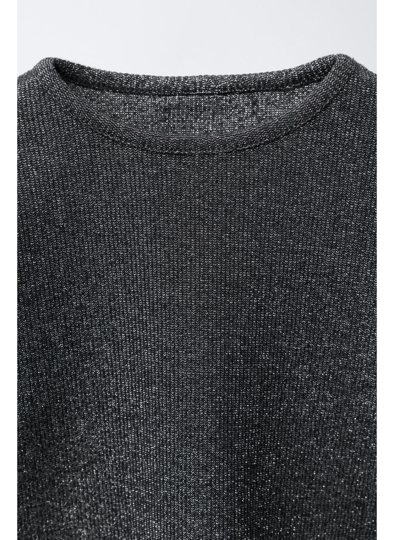 БЛЕСТЯЩАЯ МАЙКА В РУБЧИК БЛЕСТЯЩАЯ МАЙКА В РУБЧИК