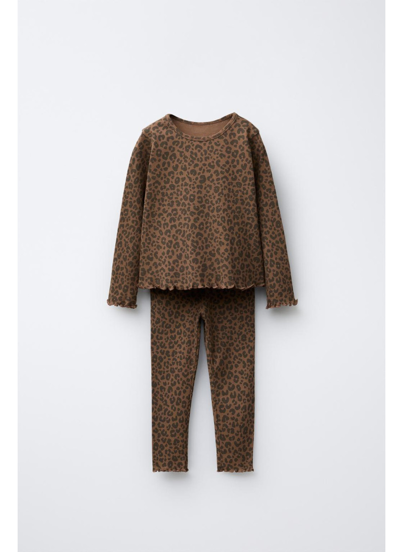 КОМПЛЕКТ ИЗ ФУТБОЛКИ В РУБЧИК И ЛЕГИНСОВ С ЦВЕТОЧНЫМ ПРИНТОМ КОМПЛЕКТ ИЗ ФУТБОЛКИ В РУБЧИК И ЛЕГИНСОВ С ЦВЕТОЧНЫМ ПРИНТОМ