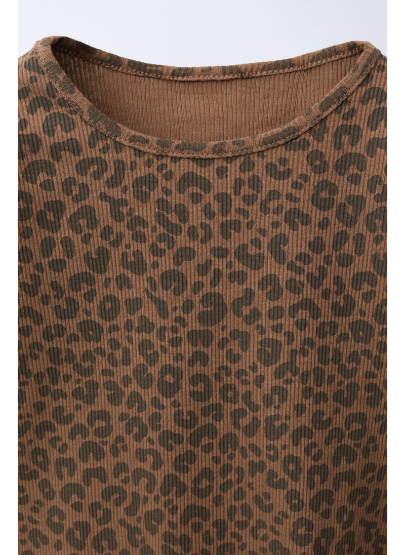 КОМПЛЕКТ ИЗ ФУТБОЛКИ В РУБЧИК И ЛЕГИНСОВ С ЦВЕТОЧНЫМ ПРИНТОМ КОМПЛЕКТ ИЗ ФУТБОЛКИ В РУБЧИК И ЛЕГИНСОВ С ЦВЕТОЧНЫМ ПРИНТОМ