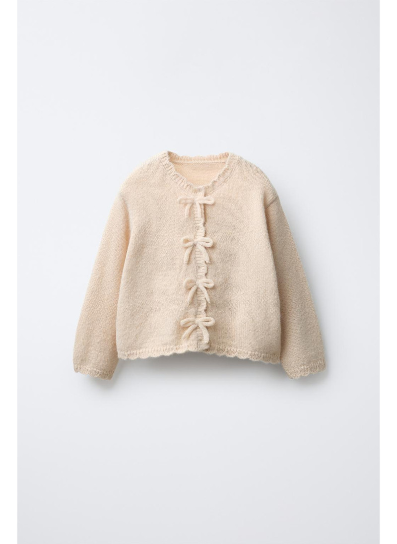 КАРДИГАН С БАНТАМИ КАРДИГАН С БАНТАМИ