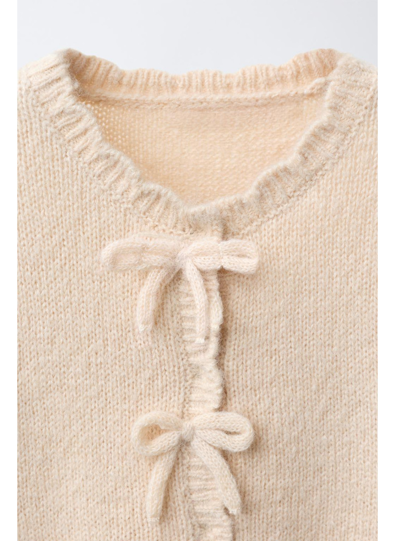 КАРДИГАН С БАНТАМИ КАРДИГАН С БАНТАМИ