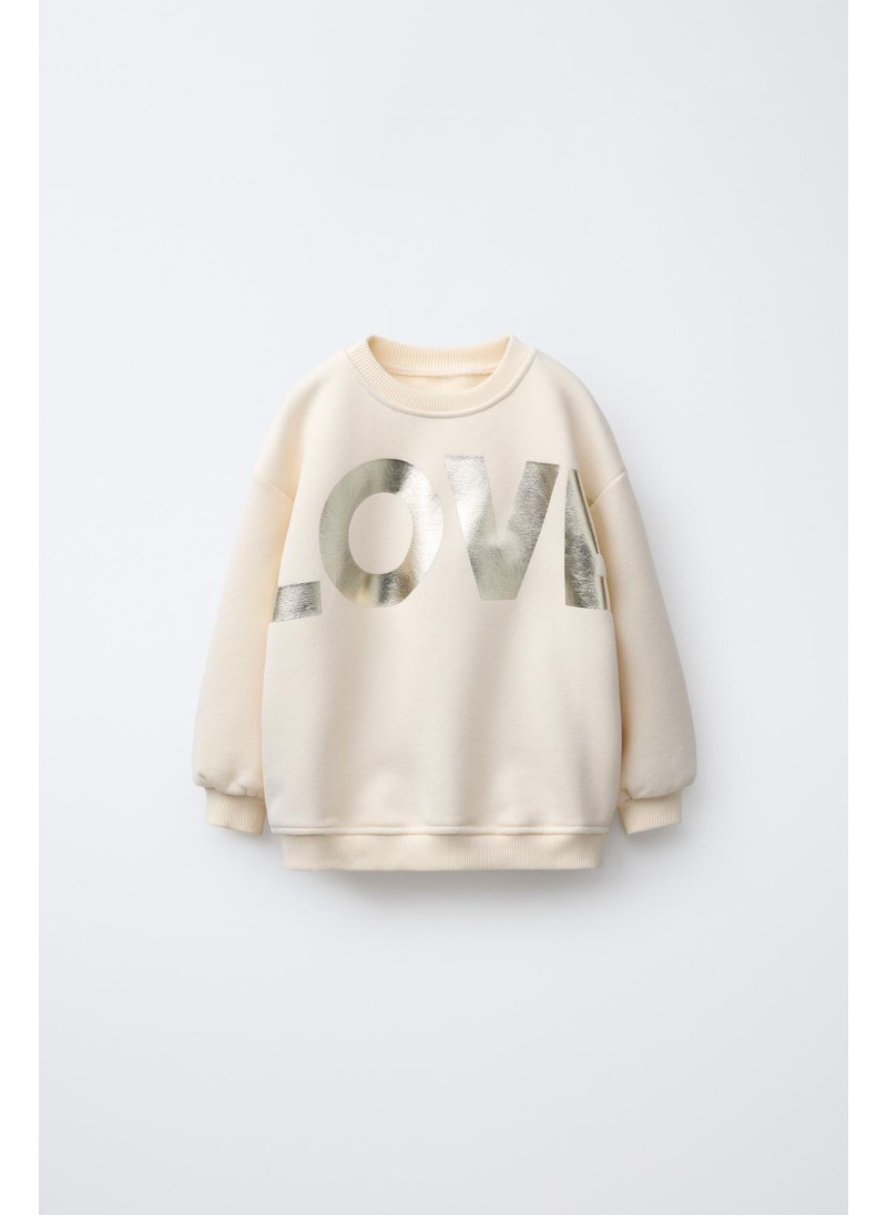 ТОЛСТОВКА С БЛЕСТЯЩЕЙ НАДПИСЬЮ ТОЛСТОВКА С БЛЕСТЯЩЕЙ НАДПИСЬЮ