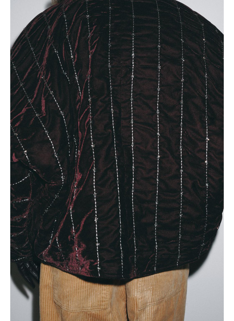 СТЕГАНОЕ БАРХАТНОЕ КИМОНО С БУСИНАМИ СТЕГАНОЕ БАРХАТНОЕ КИМОНО С БУСИНАМИ