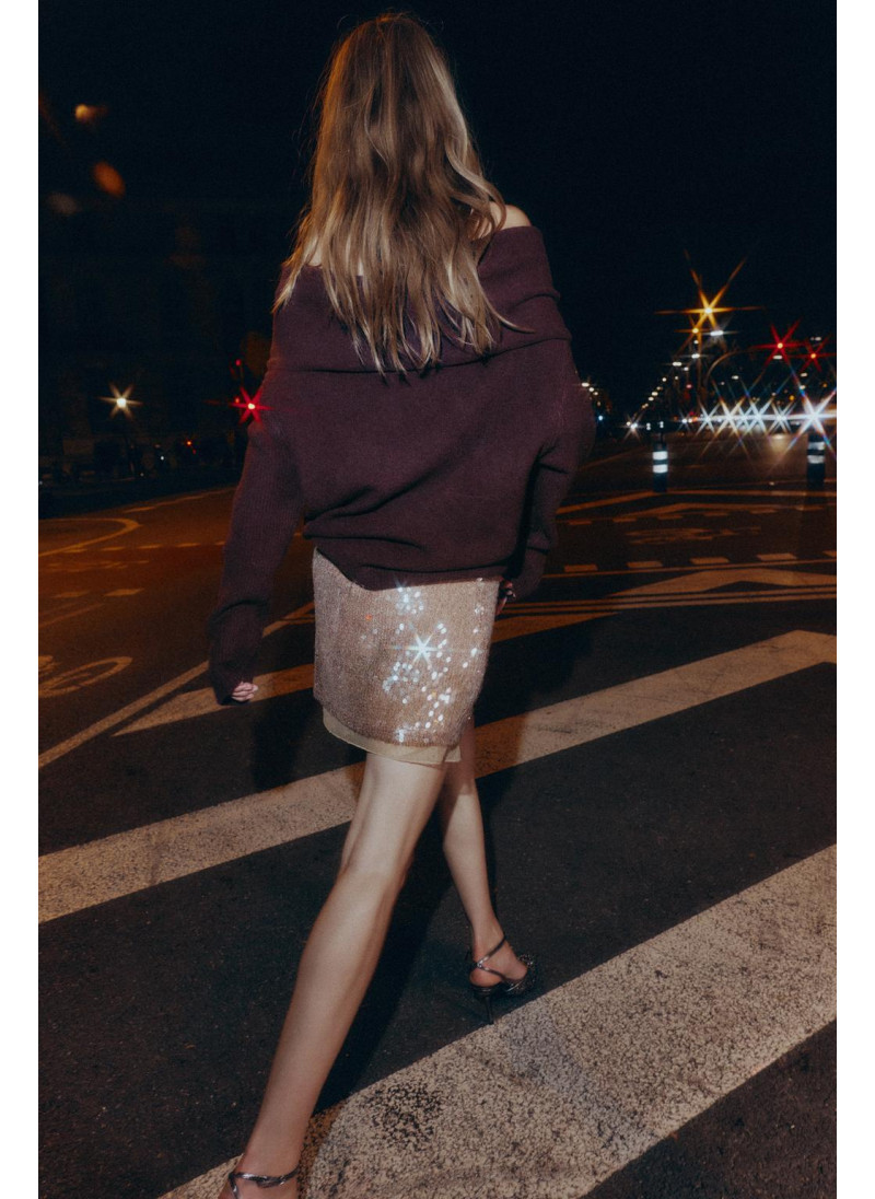 СВИТЕР ИЗ ТРИКОТАЖА БЕЗ БРЕТЕЛЕК СВИТЕР ИЗ ТРИКОТАЖА БЕЗ БРЕТЕЛЕК