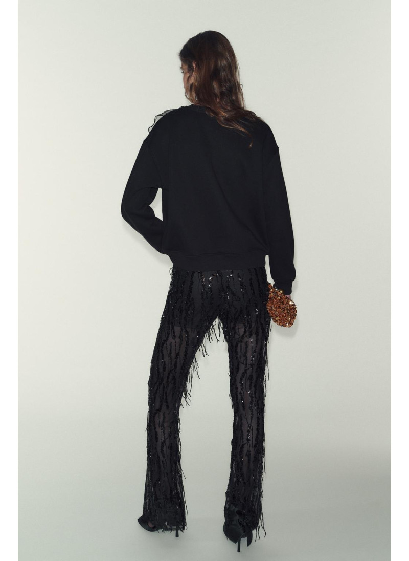 ТОЛСТОВКА ИЗ ОРГАНЗЫ С ЦВЕТОЧНЫМ ПРИНТОМ ТОЛСТОВКА ИЗ ОРГАНЗЫ С ЦВЕТОЧНЫМ ПРИНТОМ